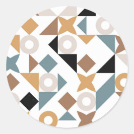Adesivo Bauhaus Geometric Baby Circle Sticker