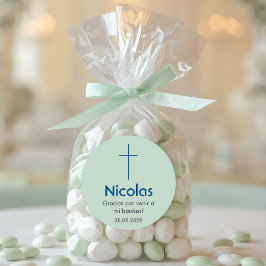 Adesivo Bautizo Católico Batismo Christening e Favor