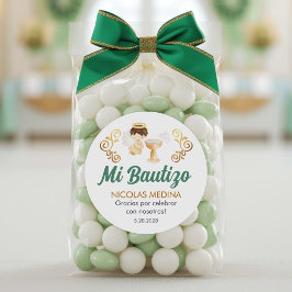 Adesivo Bautizo em favores do batismo cubano em espanhol