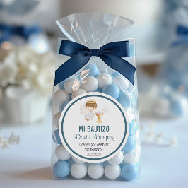 Adesivo Bautizo em favores do batismo cubano em espanhol