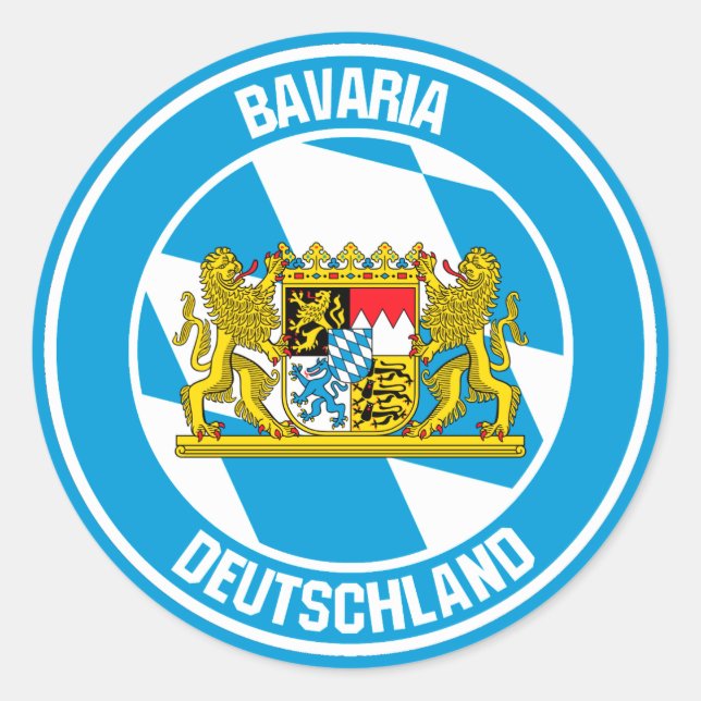 Adesivo Bavaria Round Emblem (Frente)