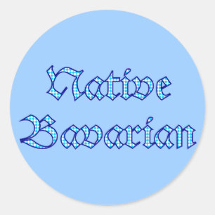 Adesivo Bavarian Native Bavaria Baviera bávara bávara