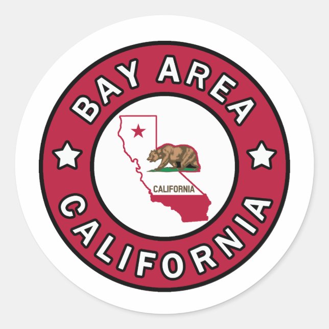 Adesivo Bay Area California (Frente)
