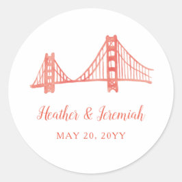 Adesivo Bay Bridge Wedding