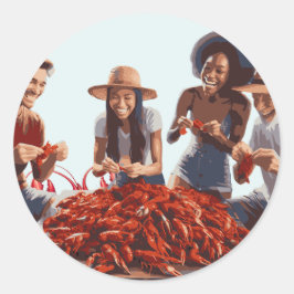 Adesivo Bayou Bonds: Uma Nova Orleans Crawfish Boil e Enco