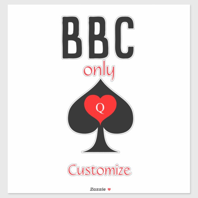 Adesivo BBC Apenas Sinal de Espada Lâmina Thunder_Cove (Folha)