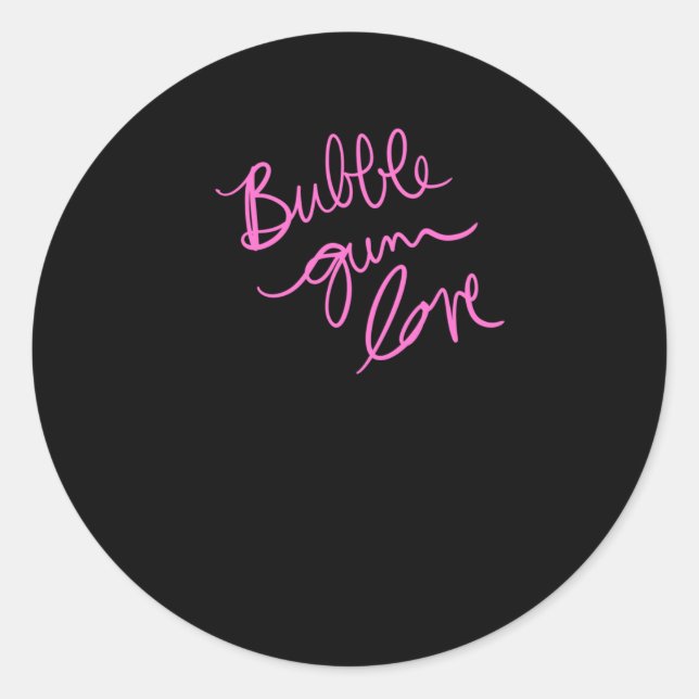 Adesivo Bble Gum Love Sticker (Frente)