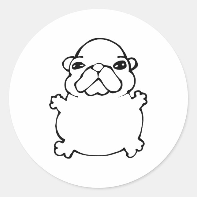 Adesivo Bble Meme Funny Dog Brainrot Wash My Belly Meme  (Frente)