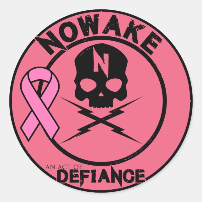 Adesivo BCA Stickers "An Act of Defiance" NOWAKE (Frente)