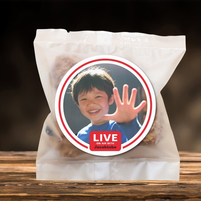 Adesivo BDay Tube Photo Sticker (Criador carregado)