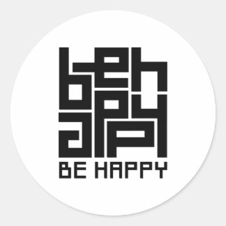Adesivo Be happy