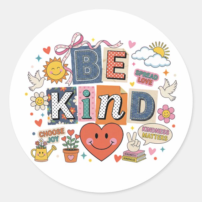 Adesivo Be Kind - Kindness Matters (Frente)