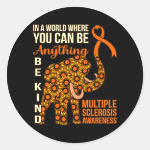 Adesivo Be Kind Multiple Sclerosis Awareness Support Graph