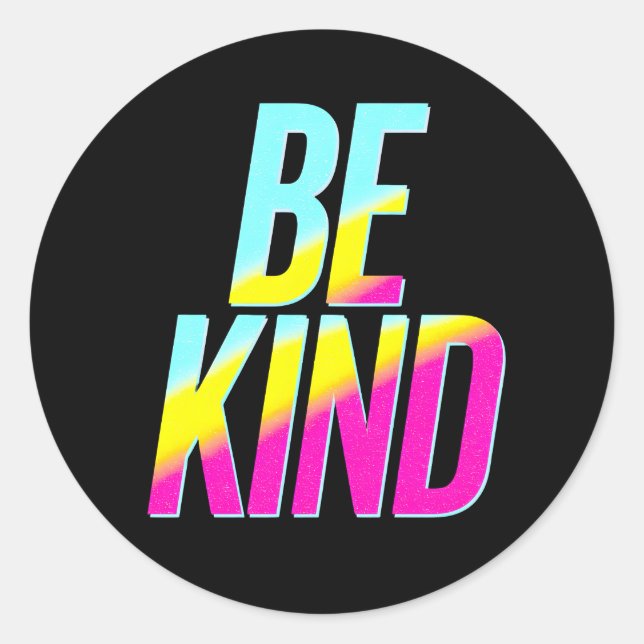 Adesivo BE Kind T-Shirt (Frente)