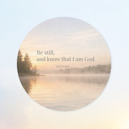 Adesivo Be Still Christian Sticker – Psalm 46:10 Scripture