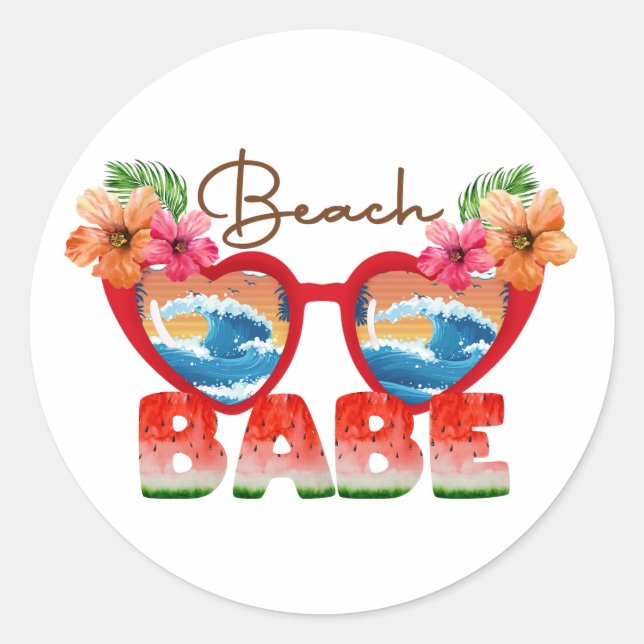Adesivo Beach Babe (Frente)