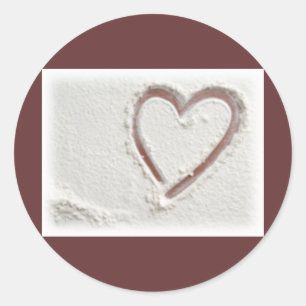 Adesivo Beach Sand Heart