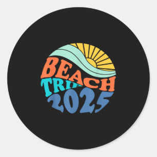 Adesivo Beach Trip 2025 Beach Matching Family Summer Vacat