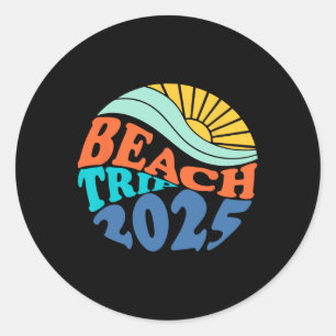 Adesivo Beach Trip 2025 Beach Matching Family Summer Vacat