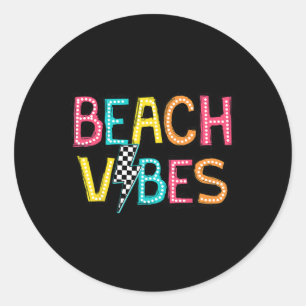 Adesivo Beach Vibes Hello Summer Vacaging Girl Teen