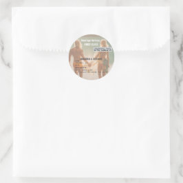 Adesivo Beach Wedding Boarding Pass Romantic Beach