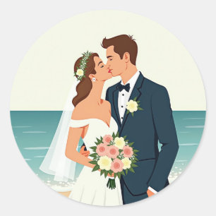 Adesivo Beach Wedding Romance Stickers