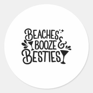 Adesivo Beaches Booze E Besties Bachelorette Summer Beac