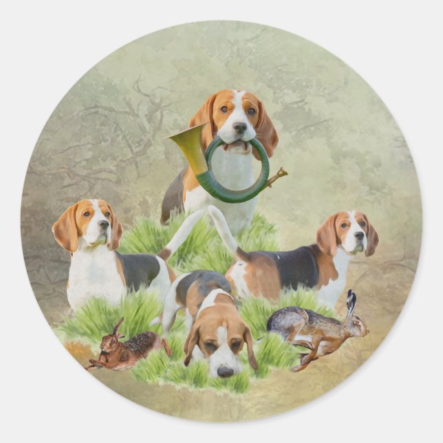 Adesivo Beagle (Frente)