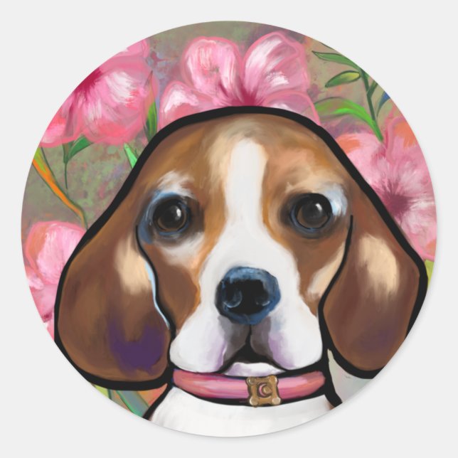 Adesivo Beagle         (Frente)