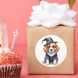 Adesivo Beagle Adorable Puppy Halloween Spooky Season