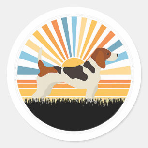 Adesivo beagle - cão mãe cão pai protetor solar