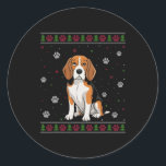 Adesivo Beagle Christmas Sweater Xmas Pet Animal Dog Lover<br><div class="desc">Beagle Christmas Sweater Xmas Pet Animal Dog Lover</div>