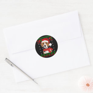 Adesivo Beagle Dog Febre Doce Natal Puppy Dog Lover