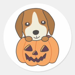 Adesivo Beagle Em Canecas Doce Feliz Classe De Halloween