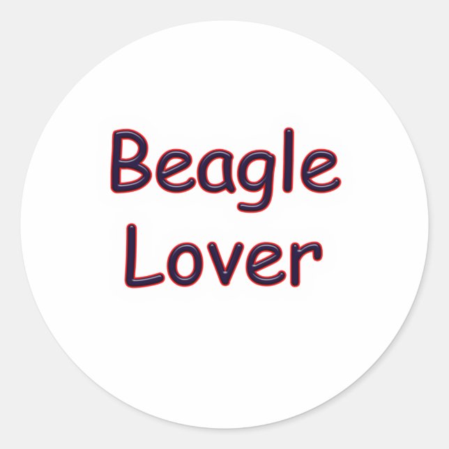 Adesivo Beagle Lover (Frente)