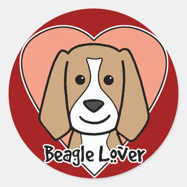 Adesivo Beagle Lover (Frente)