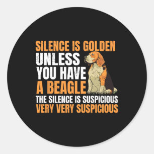 Adesivo Beagle Small Scent Dog Caça Pet Breeder Silence