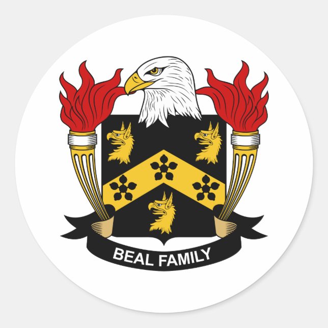 Adesivo Beal Family Crest (Frente)