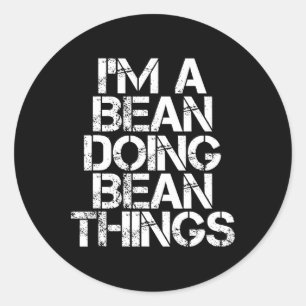 Adesivo Bean Funny Surname Family Tree Birthday Reunião Gi