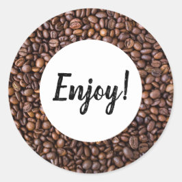 Adesivo Beans de café - Aproveite personalizado