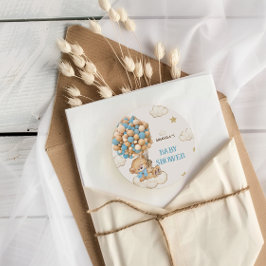 Adesivo Bear Balões Chá