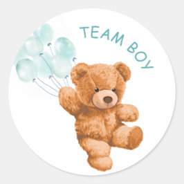Adesivo Bear Blue Balon TEAM BOY Gênero Jogo de Revenda