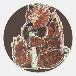 Adesivo Bear Contemplates Hibernation