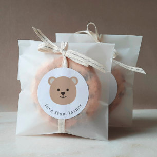 Adesivo Bear Face Obrigado