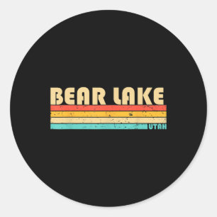 Adesivo Bear Lake Utah Campanha de Pesca Engraçado Verão