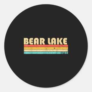 Adesivo Bear Lake Utah Campanha de Pesca Engraçado Verão
