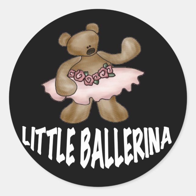 Adesivo Bear Little Ballerina (Frente)