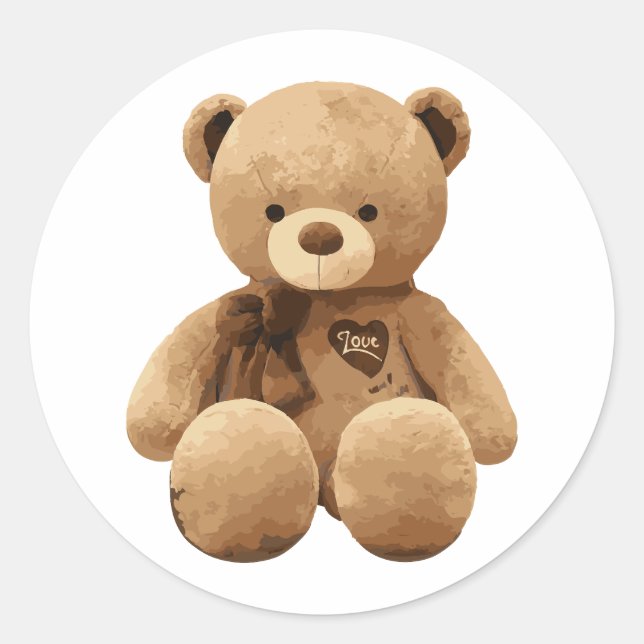 Adesivo Bear Love (Frente)