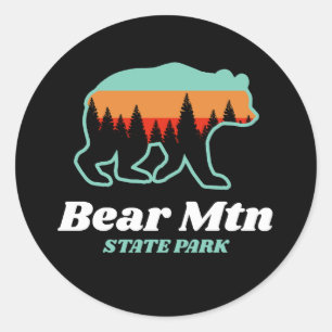 Adesivo Bear Mountain State Park New York - Retro Vintage