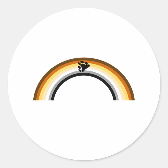 Adesivo Bear Rainbow (Frente)
